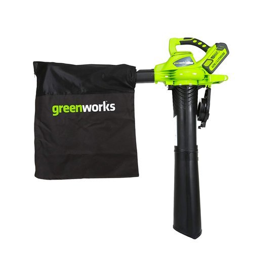 GreenWorks 24322 G-MAX 40V 185MPH Variable Speed Cordless Blower/Vac, 4Ah Battery and Charger Included