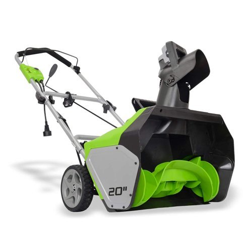 Greenworks 20-Inch 13 Amp Corded Snow Thrower 2600502